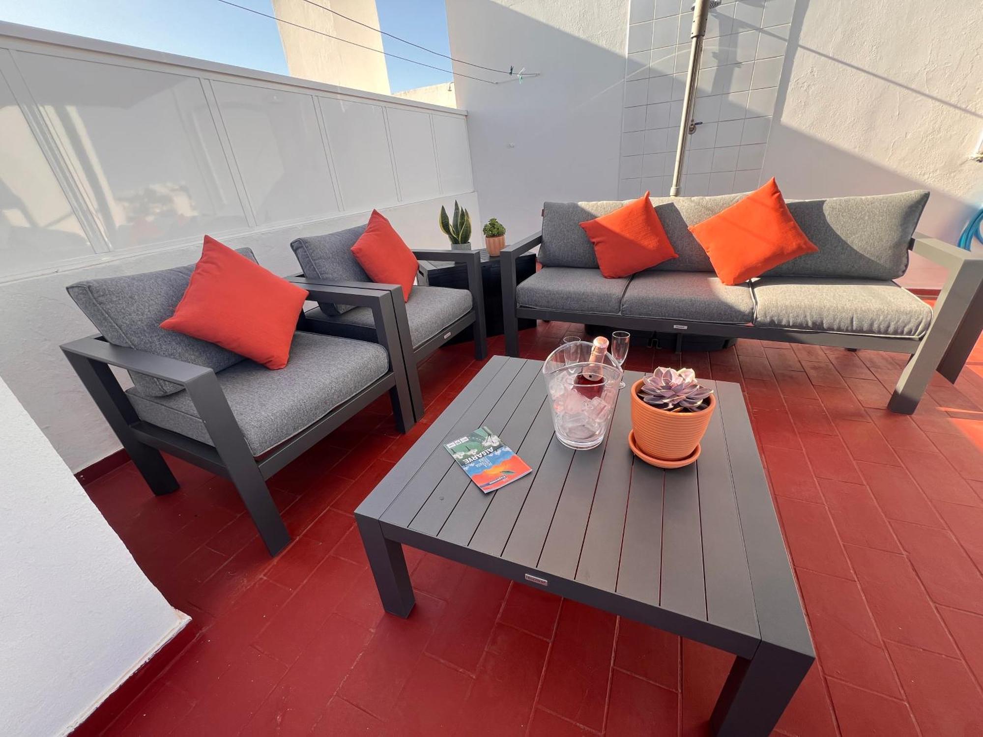 Green Apartment In Tavira Garden Exterior foto